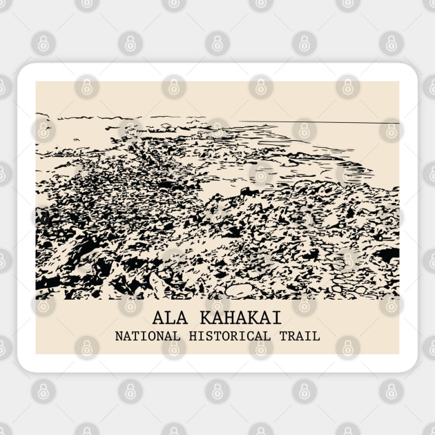Ala Kahakai National Historic Trail Sticker by Lakeric